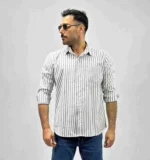 پیراهن راه راه نخی کد1040